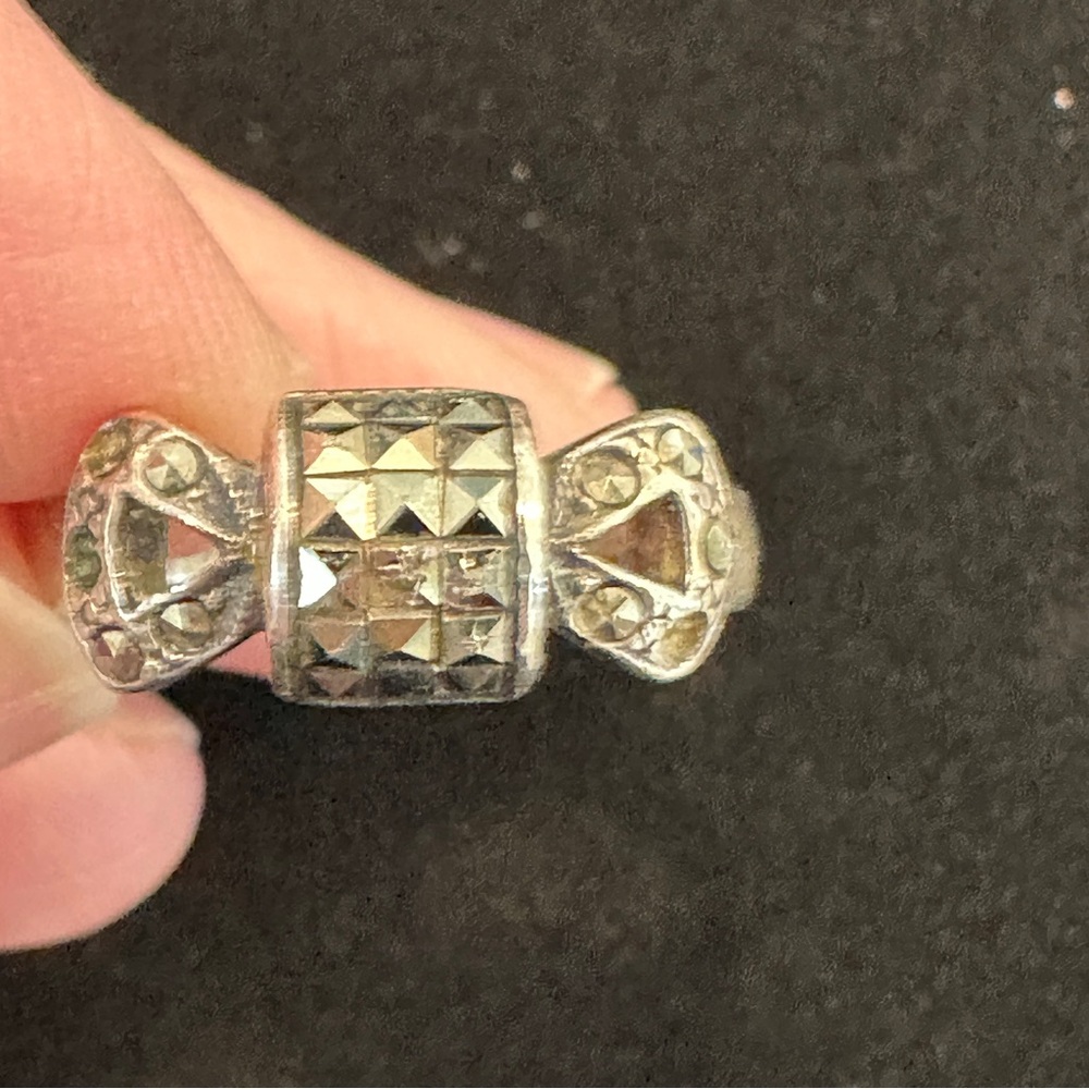 Sterling Silver Marcasite Ring